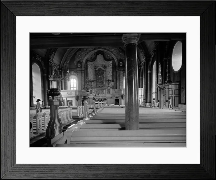 Framed Print : Hedesunda Church is a historic church in Sweden Framed Print : Hedesunda Church is a historic church in Sweden