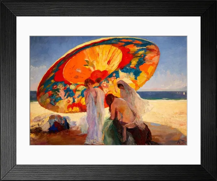 Framed Print : 'Reflected Shadows', 1920, Lluís Masriera Framed Print : 'Reflected Shadows', 1920, Lluís Masriera
