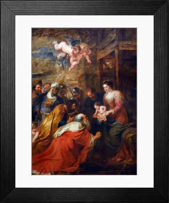 Framed Print : Adoration of the Magi by Peter Paul Rubens Framed Print : Adoration of the Magi by Peter Paul Rubens