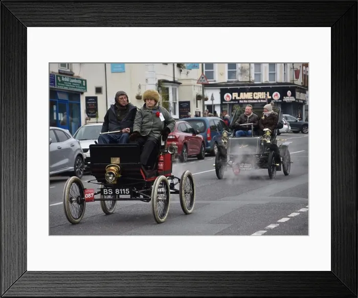 Framed Print : 2024 London to Brighton Veteran Car Rally Framed Print : 2024 London to Brighton Veteran Car Rally