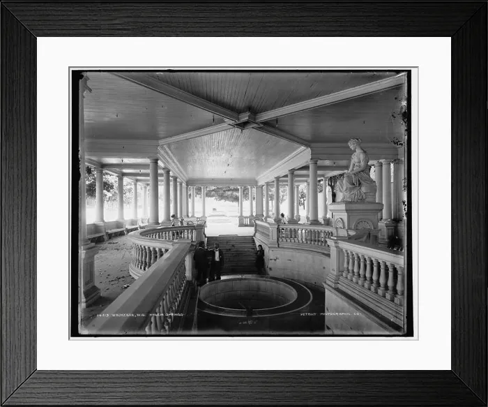 Framed Print : Waukesha, Wis. Hygeia Springs Framed Print : Waukesha, Wis. Hygeia Springs
