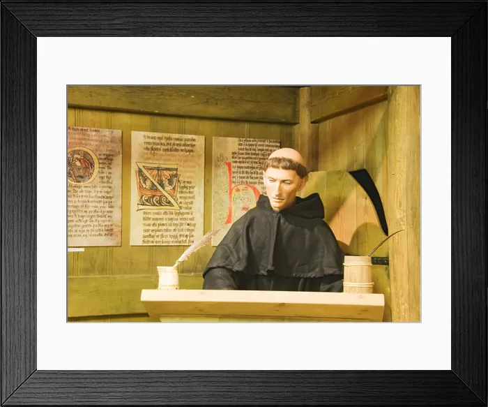 Framed Print : Monk, museum, Hella, Iceland Framed Print : Monk, museum, Hella, Iceland