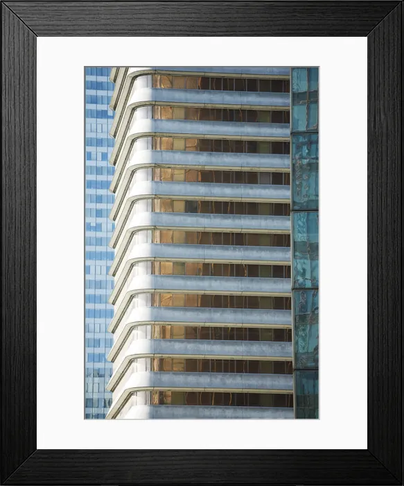 Framed Print : High rise office buildings side by side, cropped Framed Print : High rise office buildings side by side, cropped