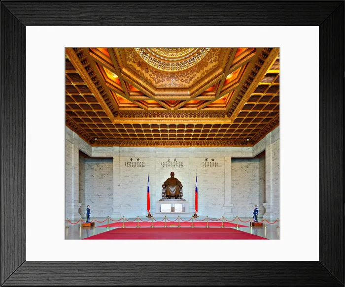 Framed Print : Chiang Kai-Shek Memorial in Taipei, Taiwan Framed Print : Chiang Kai-Shek Memorial in Taipei, Taiwan