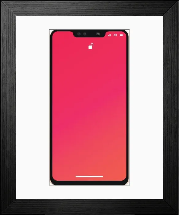 Framed Print : 3d smartphone with red wallpaper design, Cellphone mobile digital and phone theme Vector illustration Framed Print : 3d smartphone with red wallpaper design, Cellphone mobile digital and phone theme Vector illustration