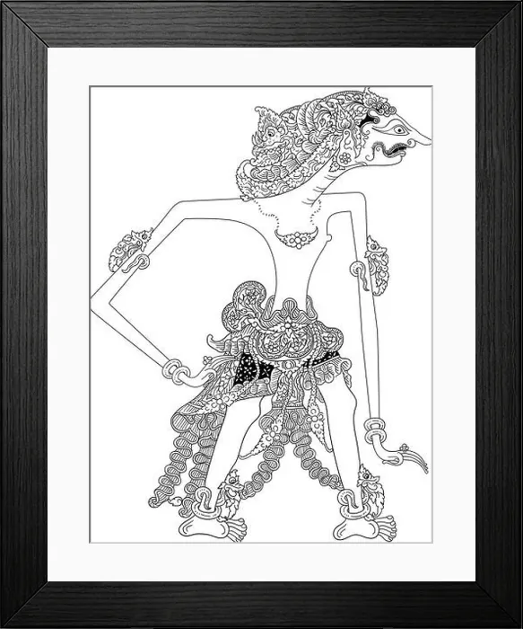 Framed Print : Aswatama, a character of traditional puppet show, wayang kulit from java indonesia Framed Print : Aswatama, a character of traditional puppet show, wayang kulit from java indonesia