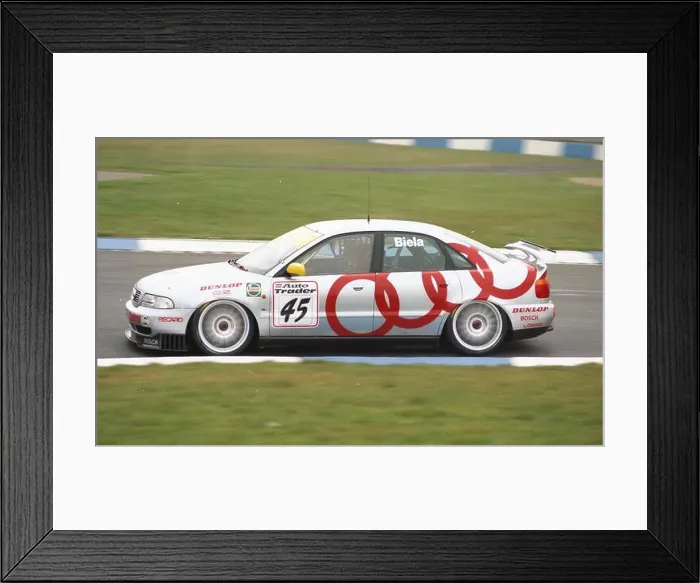 Framed Print : Frank Biels, Audi A4 Quattro, 1996 British Touring Car Championship opening round, Donington Park 8 April Framed Print : Frank Biels, Audi A4 Quattro, 1996 British Touring Car Championship opening round, Donington Park 8 April