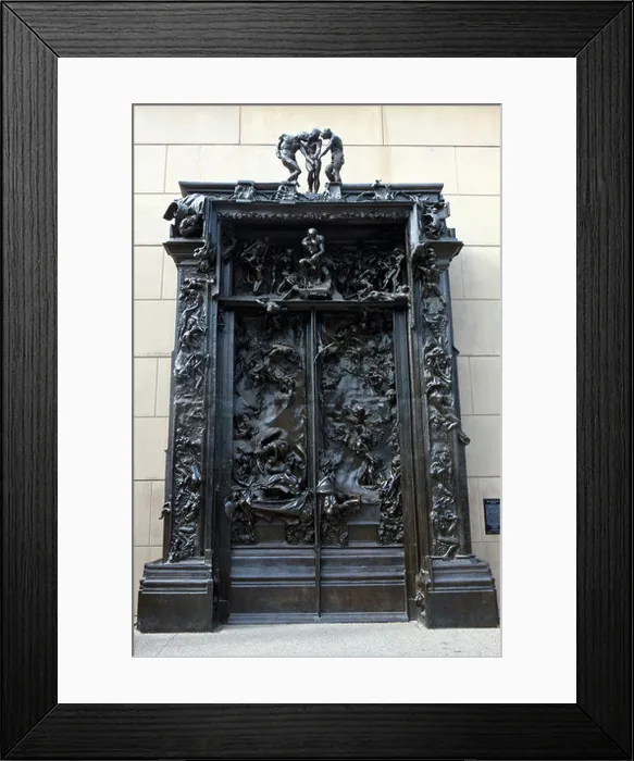 Framed Print : Gates of Hell, 1880-1900, Auguste Rodin sculpture, Stanford, California, United States of America Framed Print : Gates of Hell, 1880-1900, Auguste Rodin sculpture, Stanford, California, United States of America