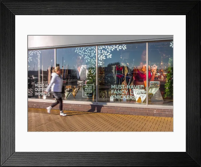 Framed Print : Preston, Lancashire, UK. M&S Store Framed Print : Preston, Lancashire, UK. M&S Store