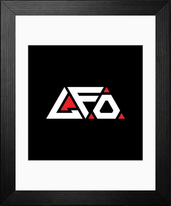 Framed Print : LFO triangle letter logo design with triangle shape Framed Print : LFO triangle letter logo design with triangle shape