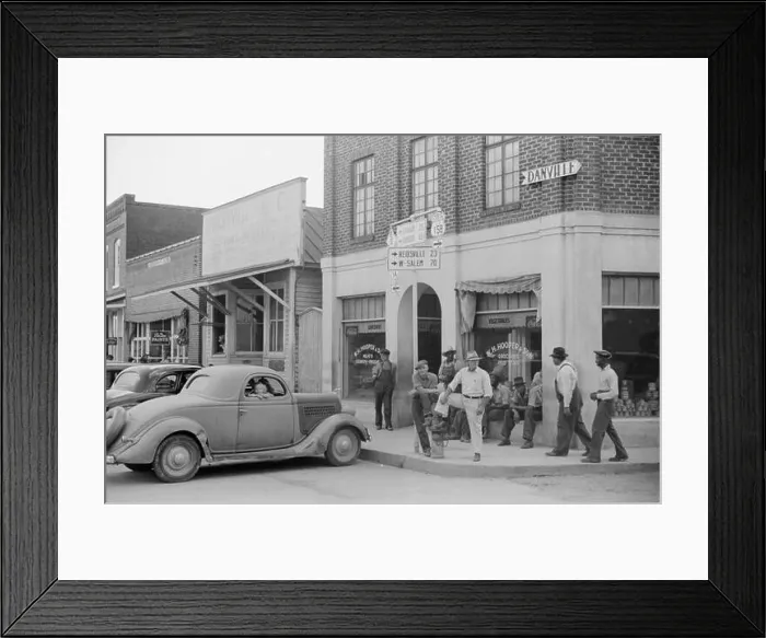 Framed Print : Saturday Afternoon Street Scene Framed Print : Saturday Afternoon Street Scene