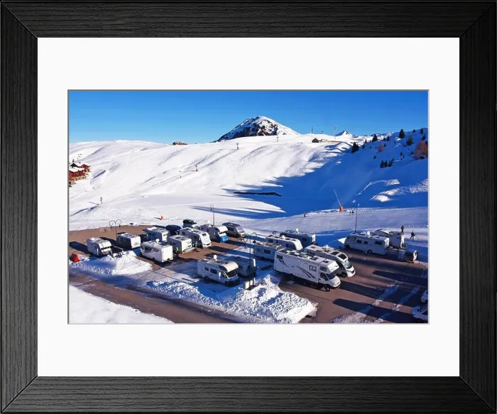 Framed Print : France, Savoie (73) La Plagne Villages Framed Print : France, Savoie (73) La Plagne Villages