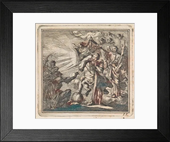 Framed Print : Wrestling Party between personifications of Equanimity and self-will Framed Print : Wrestling Party between personifications of Equanimity and self-will