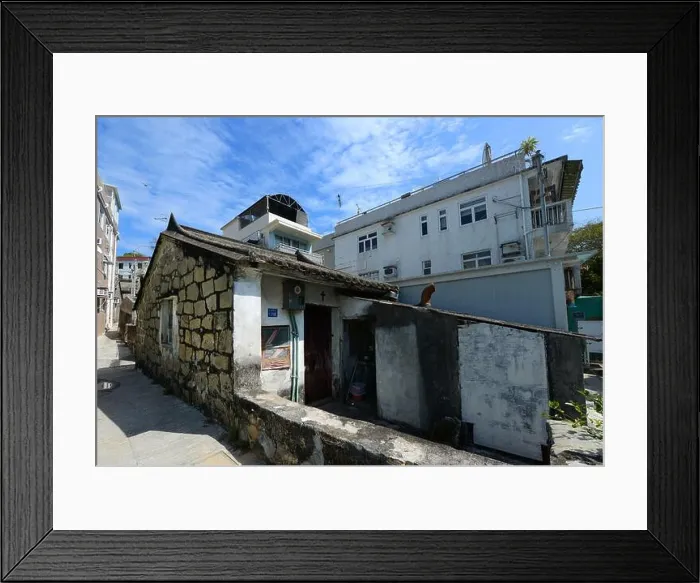 Framed Print : An old building in Tai Peng old village on Lamma island in Hong Kong Framed Print : An old building in Tai Peng old village on Lamma island in Hong Kong