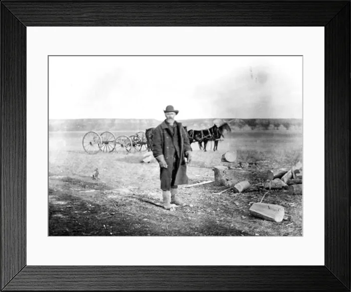 Framed Print : English: John Glenn, the first documented European to settle in the Calgary Framed Print : English: John Glenn, the first documented European to settle in the Calgary