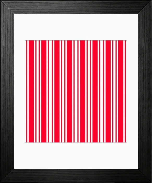 Framed Print : red white vertical stripes pattern, seamless texture background Framed Print : red white vertical stripes pattern, seamless texture background
