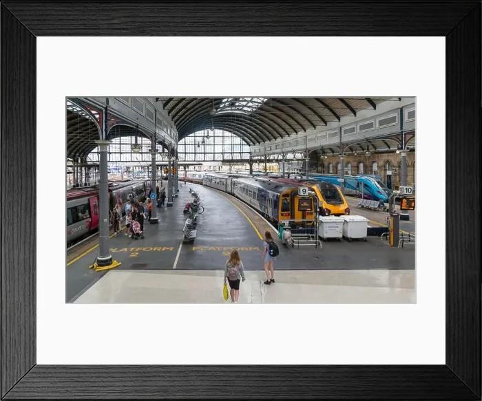 Framed Print : Trains inside railway station, Newcastle upon Tyne, Tyne and Wear, England, UKe, Tyne and Wear, England, UK Framed Print : Trains inside railway station, Newcastle upon Tyne, Tyne and Wear, England, UKe, Tyne and Wear, England, UK