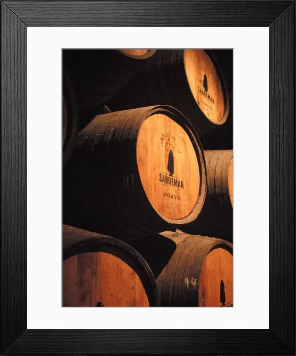 Framed Print : The cellar at the Sandeman winery in Porto Portugal Framed Print : The cellar at the Sandeman winery in Porto Portugal