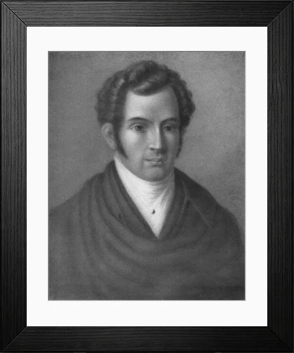 Framed Print : Swedish author Magnus Jacob Crusenstolpe (1795-1865) Framed Print : Swedish author Magnus Jacob Crusenstolpe (1795-1865)