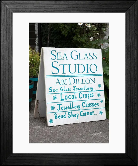 Framed Print : Sea Glass Studio, Dingle, Ireland Framed Print : Sea Glass Studio, Dingle, Ireland