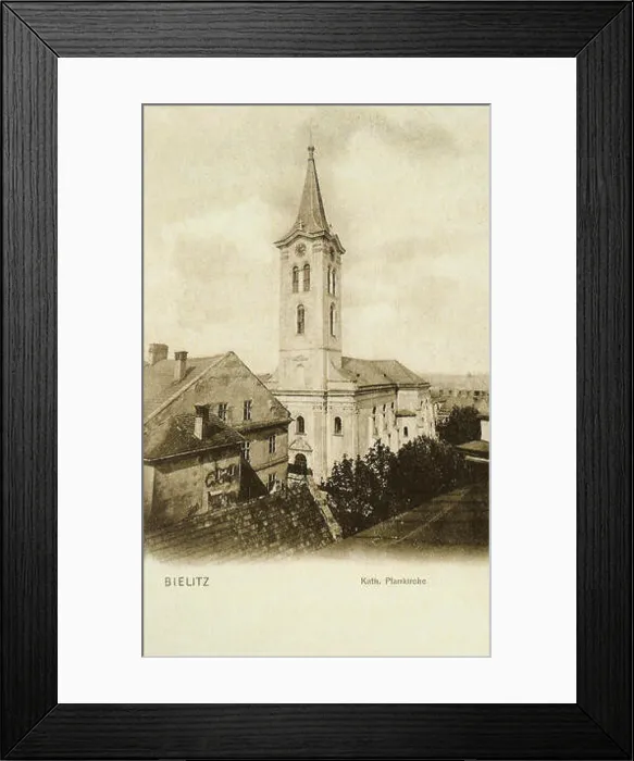 Framed Print : Bielsko-Biała Kościół parafialny św. Mikołaja 001 Framed Print : Bielsko-Biała Kościół parafialny św. Mikołaja 001