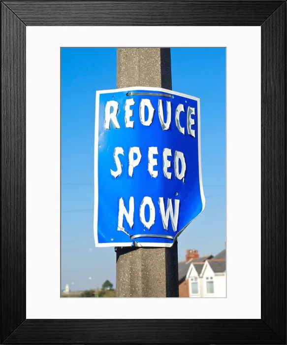 Framed Print : Peeling road traffic sign Framed Print : Peeling road traffic sign