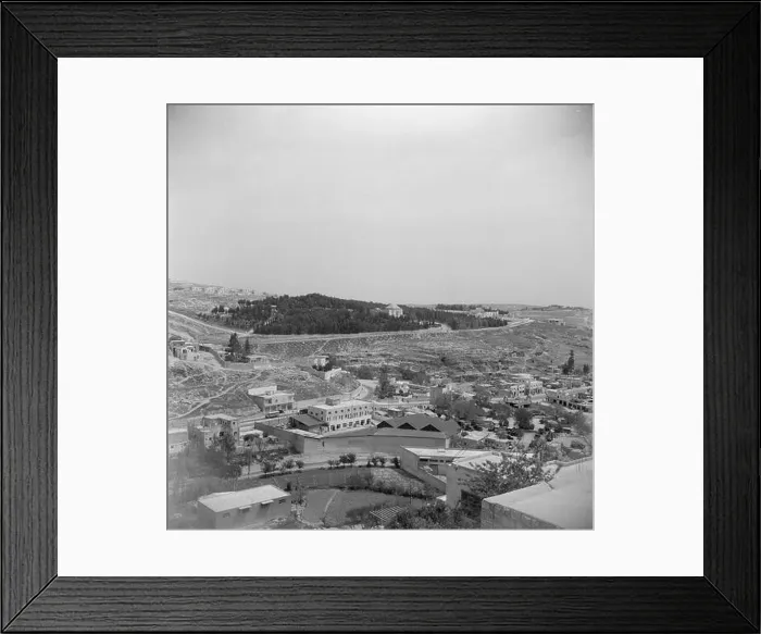 Framed Print : Middle East 1950-1955: Jordan - Amman View of the royal palace Date: 1950 Location: Amman Framed Print : Middle East 1950-1955: Jordan - Amman View of the royal palace Date: 1950 Location: Amman
