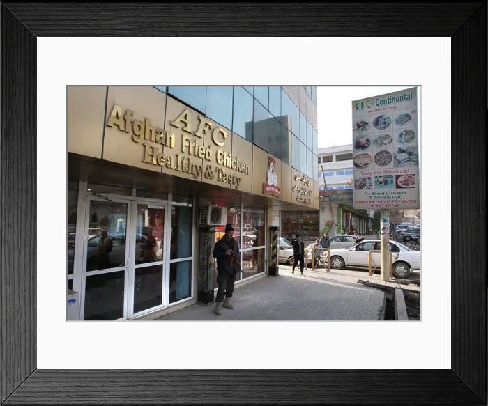 Framed Print : Afghan fried Chicken in Kabi=ul Framed Print : Afghan fried Chicken in Kabi=ul