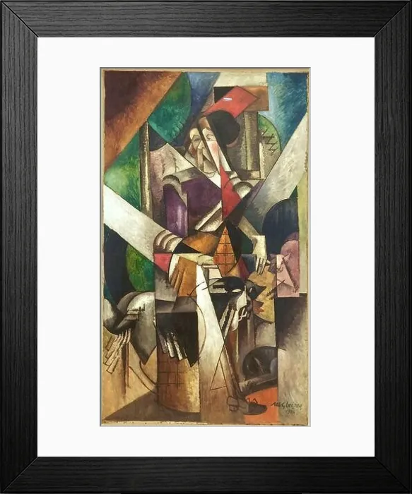 Framed Print : Art of Albert Gleizes names Woman with Animals seen in the peggy Guggenheim museum in Venice Framed Print : Art of Albert Gleizes names Woman with Animals seen in the peggy Guggenheim museum in Venice