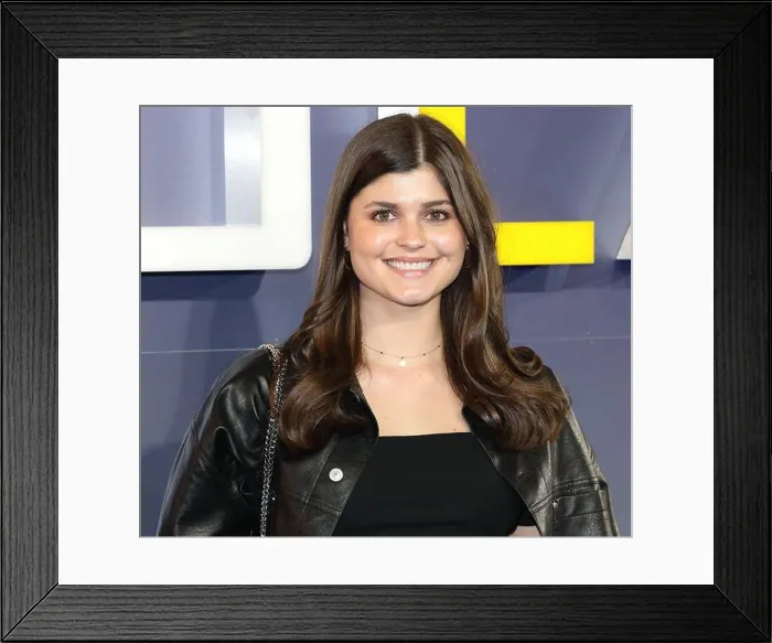Framed Print : Elle Edwards attends the UK special screening of 'Ambulance' in London Framed Print : Elle Edwards attends the UK special screening of 'Ambulance' in London