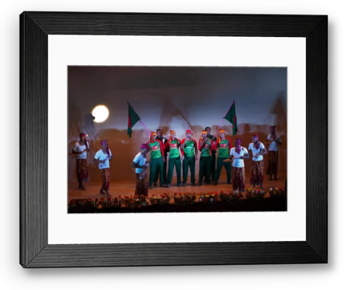 Framed Print : Bangladeshi soldiers perform one of their patriotic songs at exercise Shanti Prayas III in Nepal Framed Print : Bangladeshi soldiers perform one of their patriotic songs at exercise Shanti Prayas III in Nepal