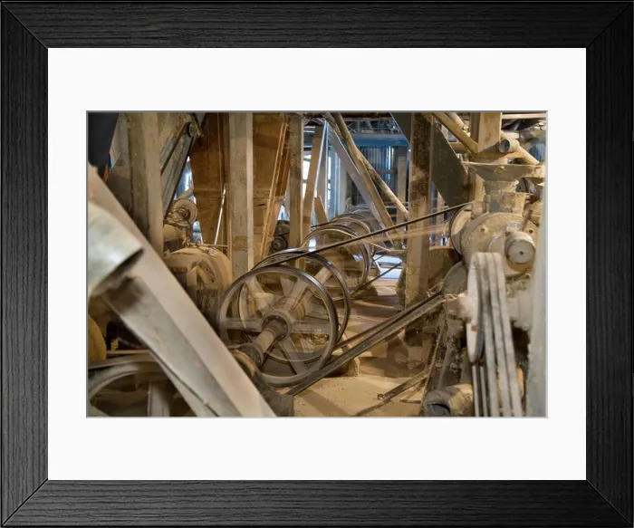 Framed Print : Conrad Rice Mill Framed Print : Conrad Rice Mill