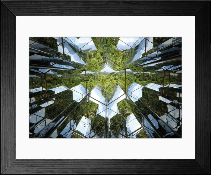 Framed Print : Internal view of Olafur Eliasson's viewing machine exhibited at Inhotim, Brazil Framed Print : Internal view of Olafur Eliasson's viewing machine exhibited at Inhotim, Brazil