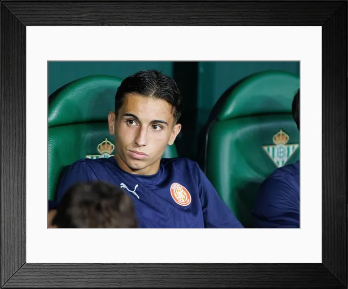 Framed Print : Iker Almena during LaLiga EASPORTS game between teams of Real Betis Balompie Framed Print : Iker Almena during LaLiga EASPORTS game between teams of Real Betis Balompie