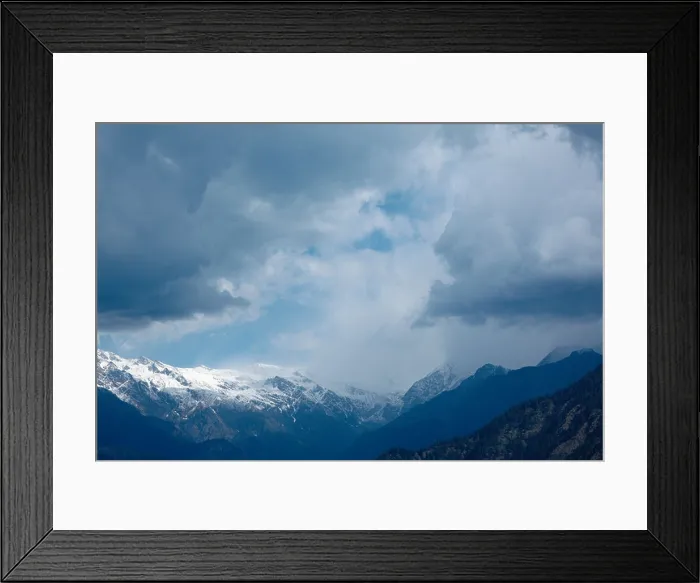 Framed Print : Clouds above Himalayan mountains. Himachal Pradesh, India Framed Print : Clouds above Himalayan mountains. Himachal Pradesh, India