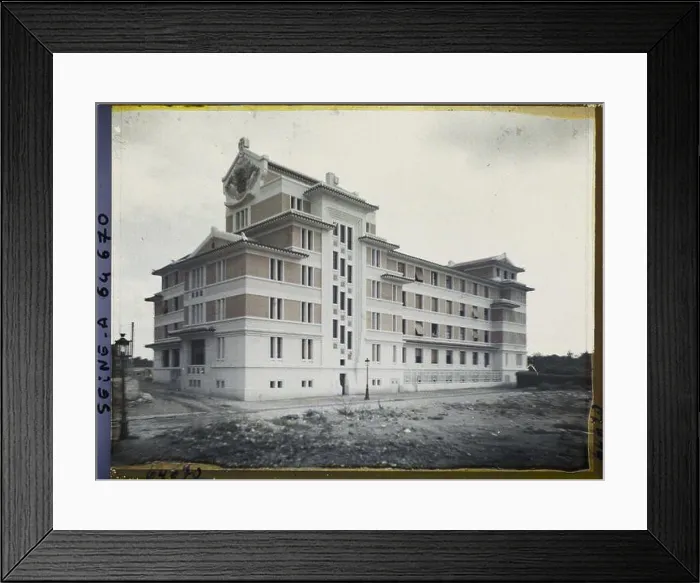 Framed Print : Paris (14th arr.), France The University City, the Indochina Pavilion Framed Print : Paris (14th arr.), France The University City, the Indochina Pavilion