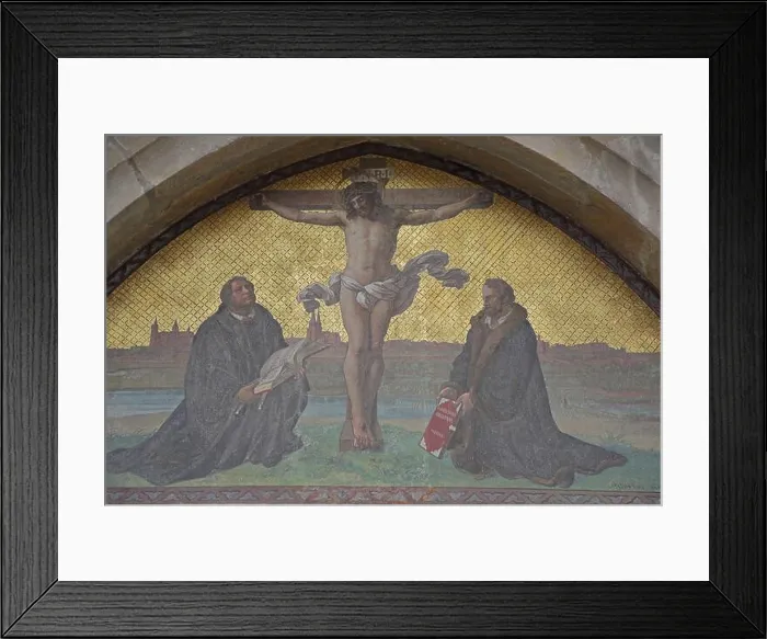 Framed Print : Detail of the theses door with inscription Martin Luther Framed Print : Detail of the theses door with inscription Martin Luther