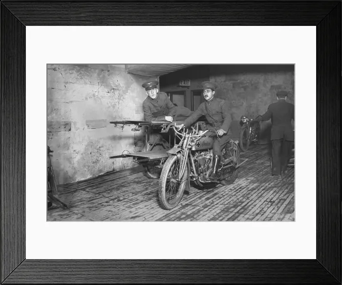 Framed Print : Soldiers on Motorcycle Ambulance at Hero Land Bazaar Framed Print : Soldiers on Motorcycle Ambulance at Hero Land Bazaar