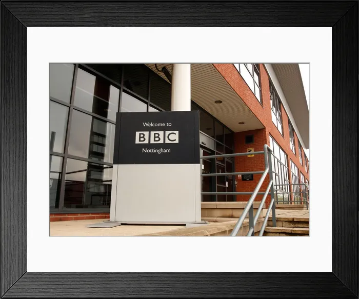 Framed Print : Welcome to BBC Nottingham Framed Print : Welcome to BBC Nottingham