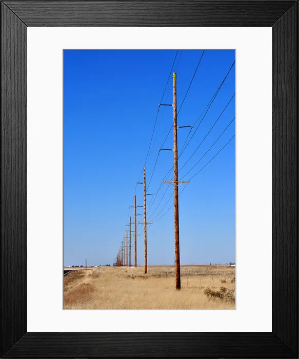 Framed Print : electric pole Framed Print : electric pole