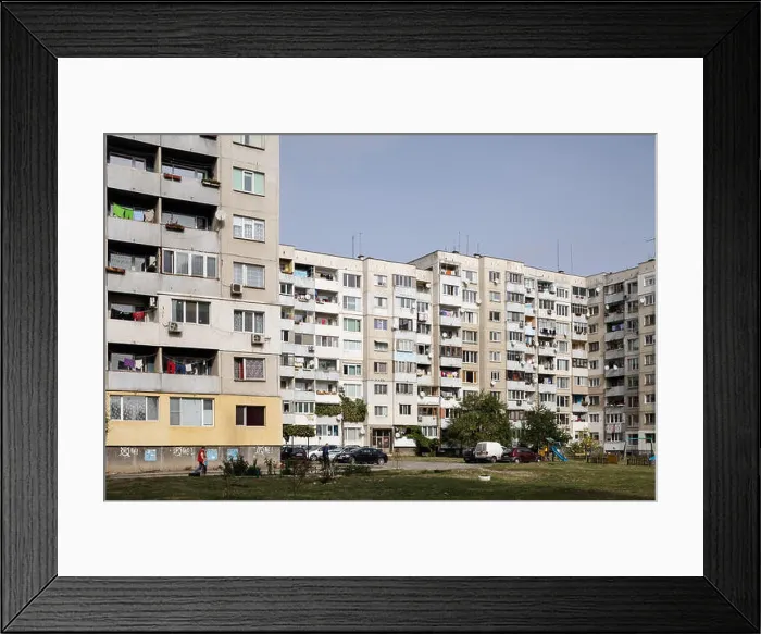 Framed Print : Sofia, Bulgaria, prefabricated housing estate Framed Print : Sofia, Bulgaria, prefabricated housing estate
