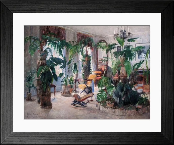 Framed Print : Interior from Øvre Nanset by Harriet Backer is a 1885 painting capturing the intimate interior of a Norwegian home Framed Print : Interior from Øvre Nanset by Harriet Backer is a 1885 painting capturing the intimate interior of a Norwegian home