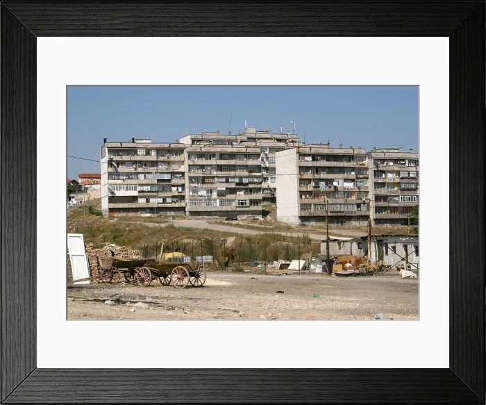 Framed Print : Poor neighborhood in Bulgaria Framed Print : Poor neighborhood in Bulgaria