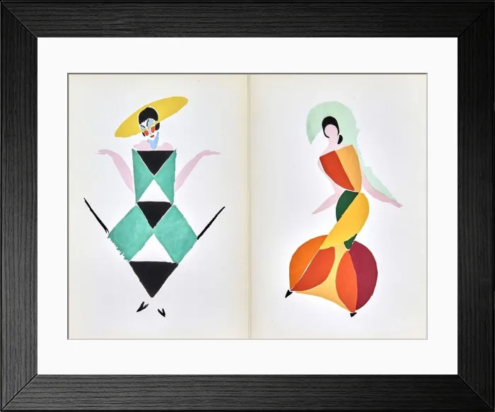 Framed Print : 27 Tableaux vivants. Museum: PRIVATE COLLECTION. Author: Sonia Delaunay (Delaunay-Terk) Framed Print : 27 Tableaux vivants. Museum: PRIVATE COLLECTION. Author: Sonia Delaunay (Delaunay-Terk)