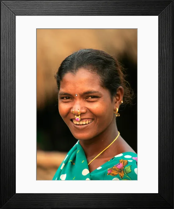 Framed Print : Woman at a village near Rayagada, Orissa, India Framed Print : Woman at a village near Rayagada, Orissa, India
