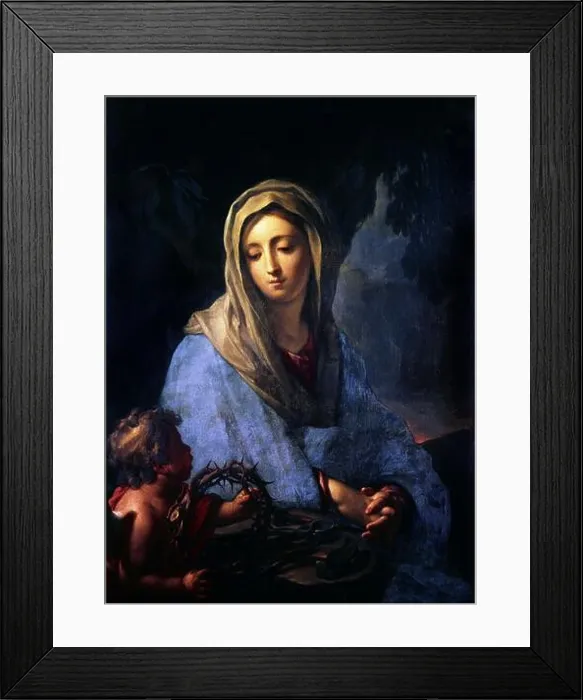 Framed Print : *LA DOLOROSA - SIGLO XVII - BARROCO ITALIANO. Author: Carlo Dolci (1616-1686). Location: GALERIA CORSINI, ROME, ITALIA Framed Print : *LA DOLOROSA - SIGLO XVII - BARROCO ITALIANO. Author: Carlo Dolci (1616-1686). Location: GALERIA CORSINI, ROME, ITALIA