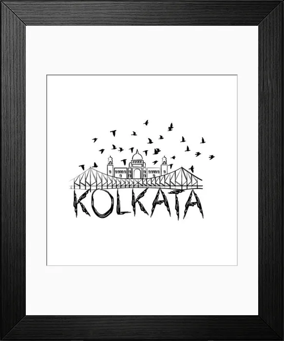 Framed Print : Kolkata | Kolkata text | Kolkata typography | Kolkata text effect | Victoria Memorial | Howrah bridge Framed Print : Kolkata | Kolkata text | Kolkata typography | Kolkata text effect | Victoria Memorial | Howrah bridge