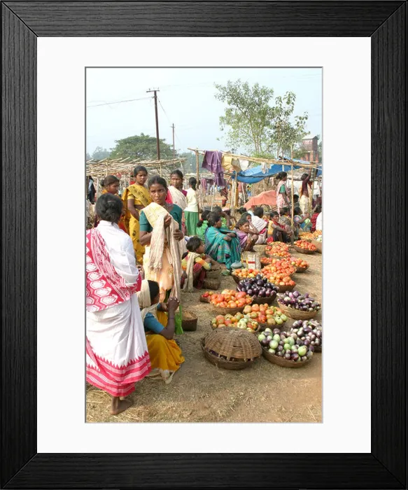 Framed Print : Colourful weekly Dongria Kondh market.Orissa, India Framed Print : Colourful weekly Dongria Kondh market.Orissa, India