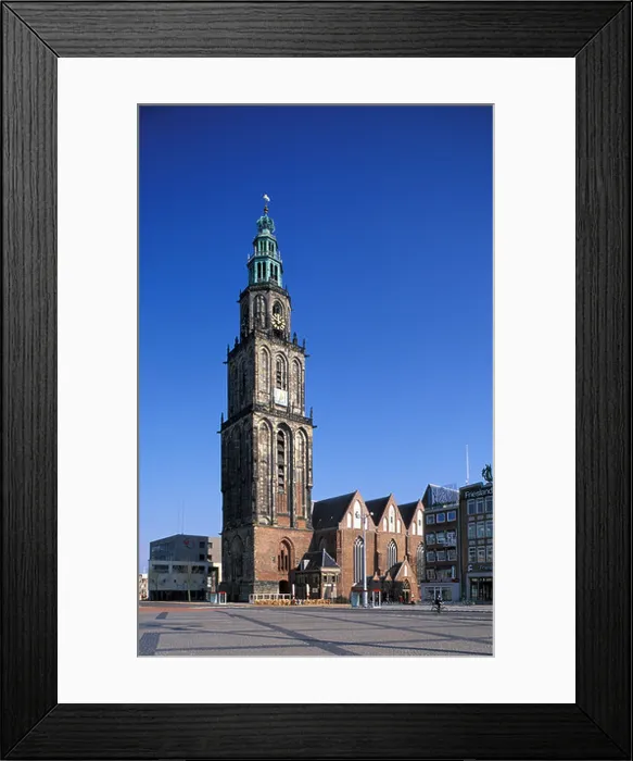 Framed Print : Netherlands Groningen Martini tower Framed Print : Netherlands Groningen Martini tower