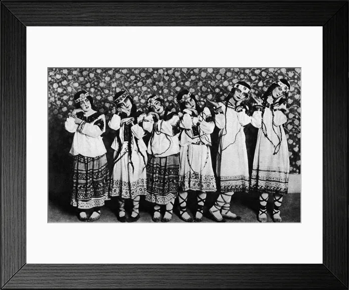 Framed Print : Igor Stravinskys Rite of Spring (The Adolescents) - original production at the Théâtre des Champs Elysées Framed Print : Igor Stravinskys Rite of Spring (The Adolescents) - original production at the Théâtre des Champs Elysées